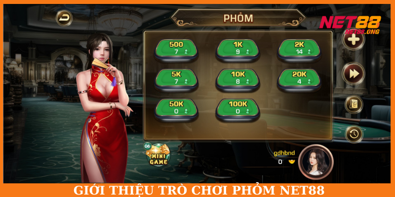 Game bài Phỏm tại NET88 có giao diện thân thiện, dễ tiếp cận