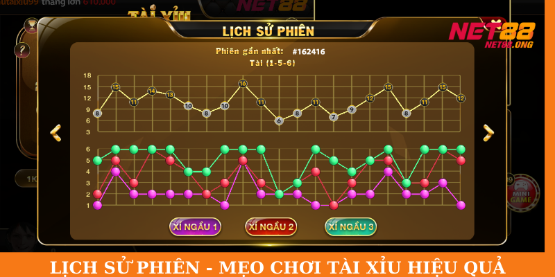 Tham khảo kết quả lịch sử phiên để có những lần đặt cược hiệu quả