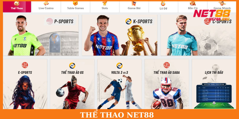 Tổng hợp các sảnh cược thể thao tích hợp tại nhà cái
